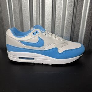 Nike Air Max 1 White University Blue UNC Retro Sneakers FD9082-103 Mens Size 8